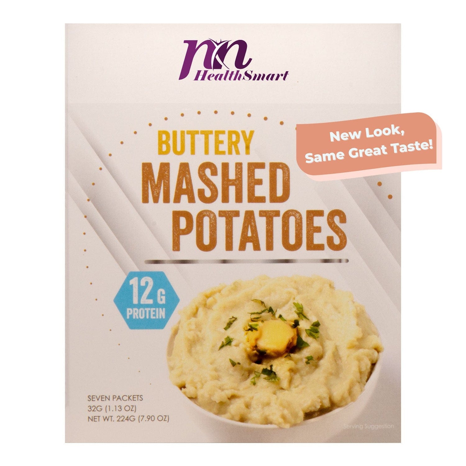 HealthSmart Protein Buttery Mashed Potatoes -  7/Box - Nashua Nutrition