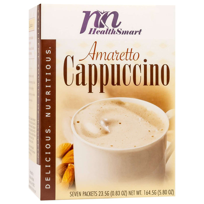 HealthSmart Protein Cappuccino - Amaretto, 7 Servings/Box