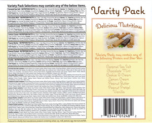 HealthSmart Protein & Fiber Divine Bars - Variety Pack, 7 Bars/Box - Protein Bars - Nashua Nutrition