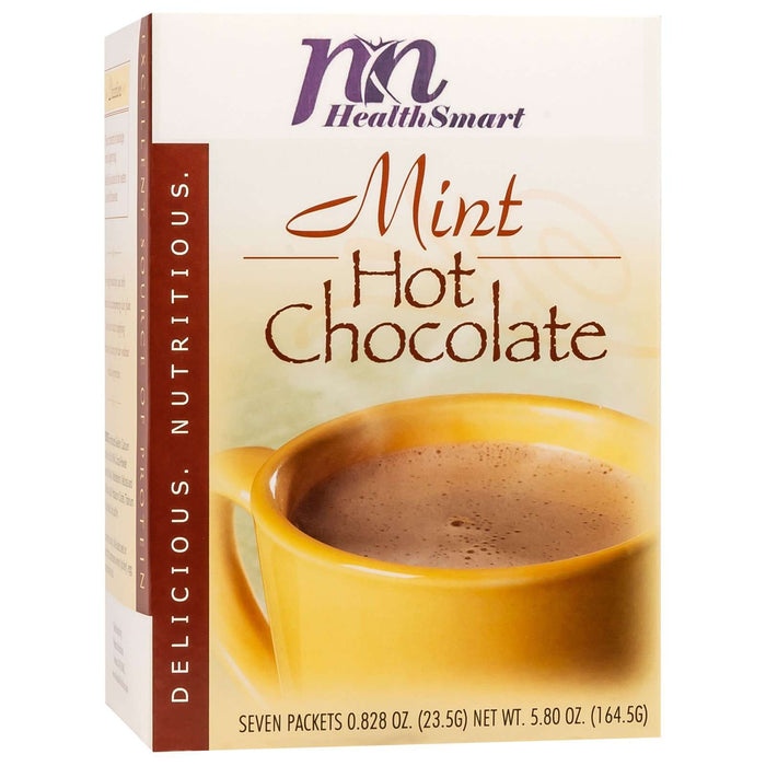 HealthSmart Protein Hot Chocolate - Mint, 7 Servings/Box