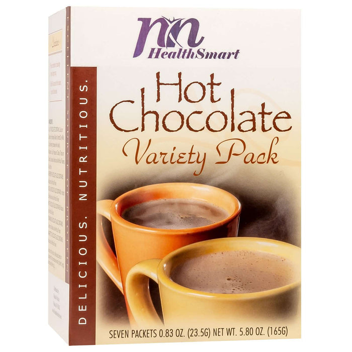 HealthSmart Protein Hot Chocolate - Variety Pack, 7 Servings/Box