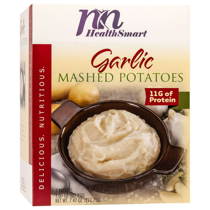 HealthSmart Protein Mashed Potatoes - Garlic - 7/Box