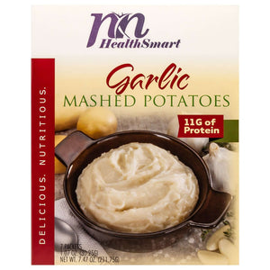 HealthSmart Protein Mashed Potatoes - Garlic - 7/Box - Dinners & Entrees - Nashua Nutrition