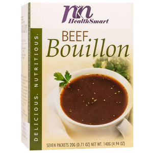 HealthSmart Protein Soup - Beef Bouillon - 7/Box - Hot Soups - Nashua Nutrition