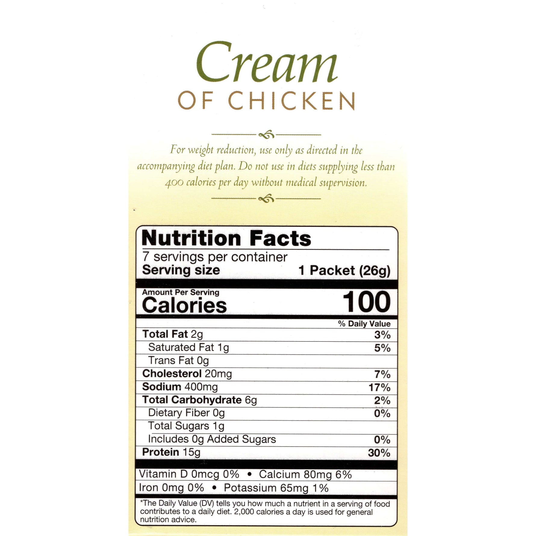 HealthSmart Protein Soup | Cream of Chicken | 15g Protein | Box of 7 - Nashua Nutrition