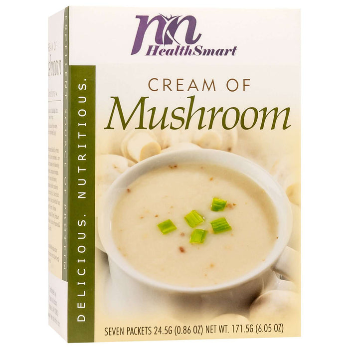 HealthSmart Protein Soup - Cream of Mushroom - 7/Box