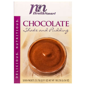 HealthSmart Pudding & Shake - Chocolate - 7/Box - Shake & Puddings - Nashua Nutrition