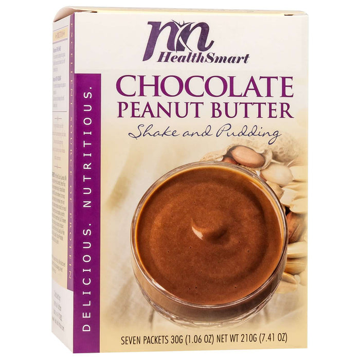 HealthSmart Pudding & Shake - Chocolate Peanut Butter - 7/Box