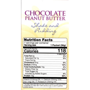 HealthSmart Pudding & Shake - Chocolate Peanut Butter - 7/Box - Shake & Puddings - Nashua Nutrition