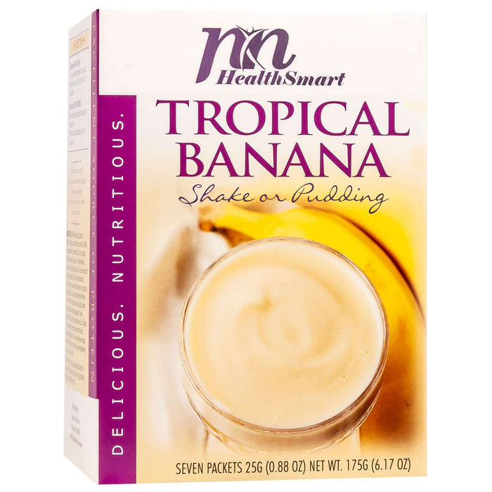 HealthSmart Pudding & Shake - Tropical Banana - 7/Box