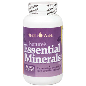 HealthSmart Supplement - Nature's Essential Minerals - 180 Capsules - Vitamins & Minerals - Nashua Nutrition