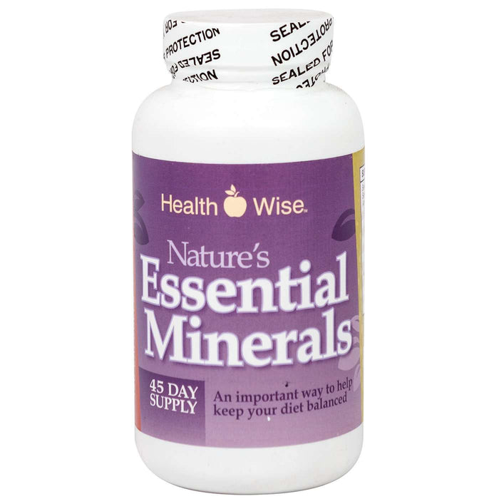 HealthSmart Supplement - Nature's Essential Minerals - 180 Capsules