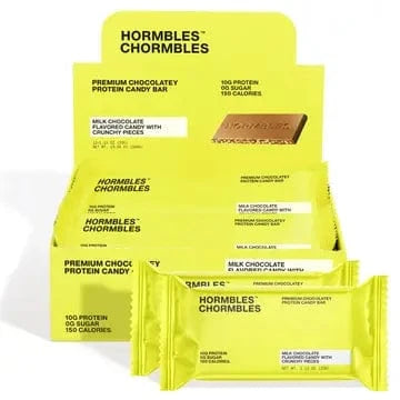 Hormbles Chormbles - Protein Candy Bar - Milk Chocolate (1 Bar or Box of 12) - Nashua Nutrition