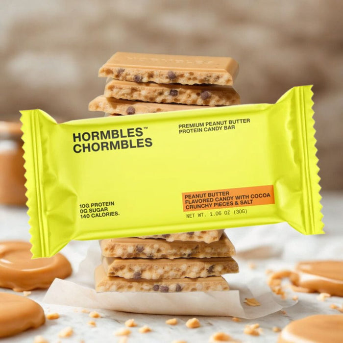 Hormbles Chormbles - Protein Candy Bar - Peanut Butter (1 Bar or Box of 12)