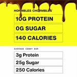 Hormbles Chormbles - Protein Candy Bar - Salted Fudge (1 Bar or Box of 12) - Nashua Nutrition