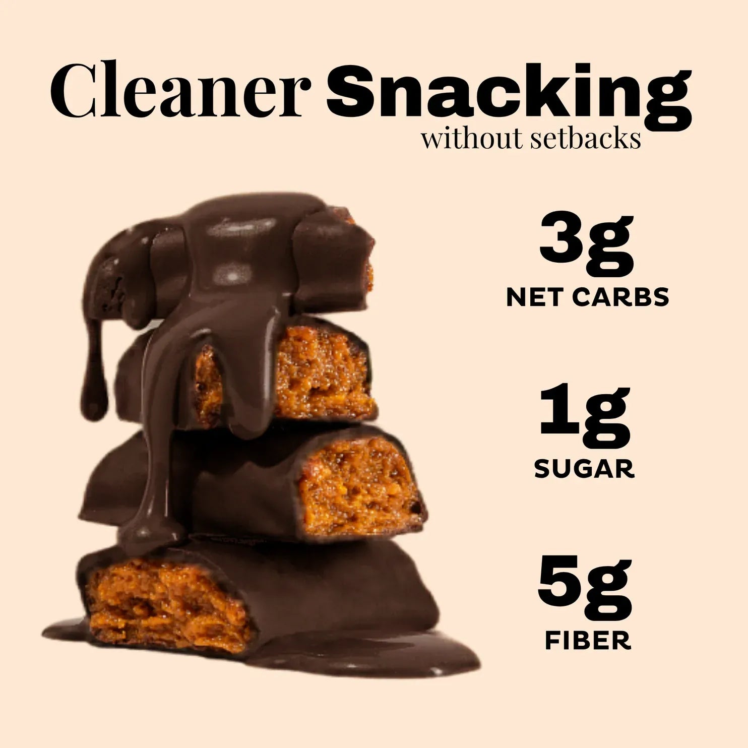 Krack'd Snacks - Protein Candy Bar - Peanut Butter Caramel Crunch  (1 Bar or Box of 5) - Nashua Nutrition