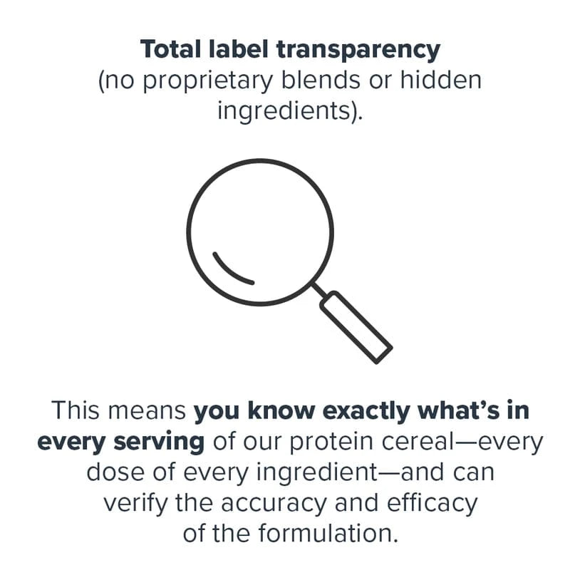 Legion - Protein Cereal - Chocolate Crunch (1 Box/6 Servings) - Nashua Nutrition