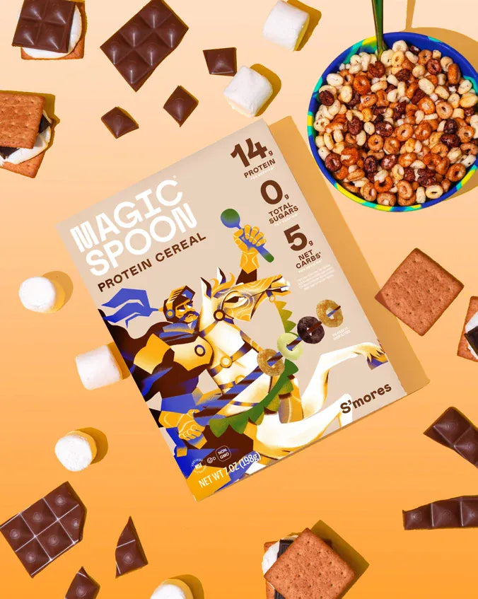 Magic Spoon High Protein Cereal | S'mores | 1 Box of 5 Servings - Nashua Nutrition