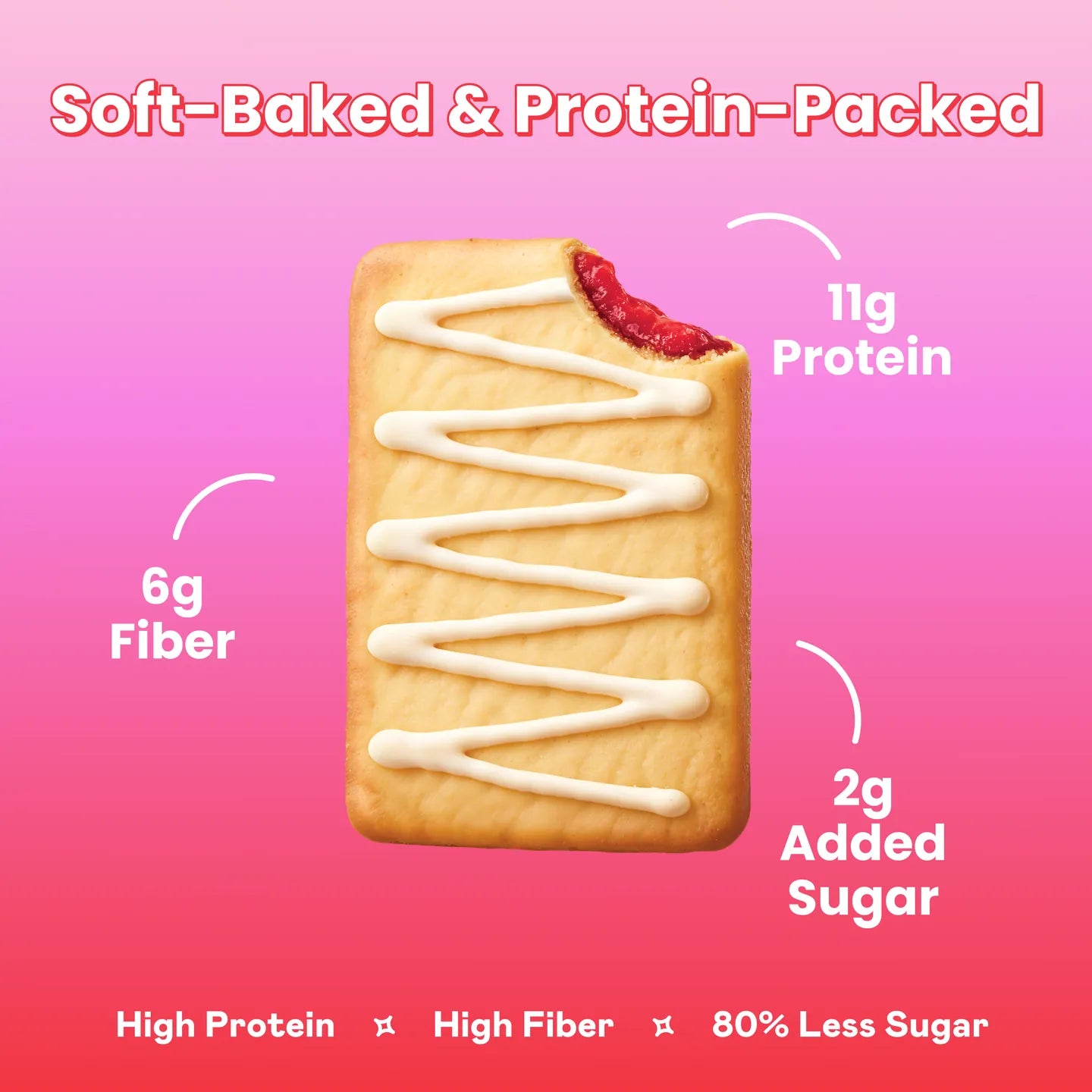 Magic Spoon Protein Pastries - Frosted Strawberry - 4/Box - Nashua Nutrition