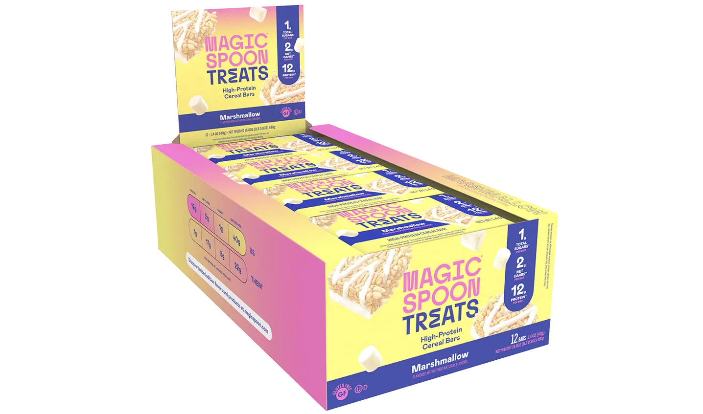 Magic Spoon Protein Treats | Marshmallow | Box of 12 - Nashua Nutrition