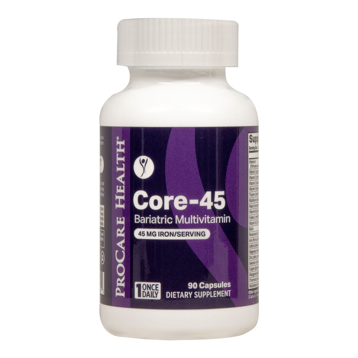 ProCare Health Bariatric Multivitamin - 45 mg Iron - 90 Capsules - Nashua Nutrition