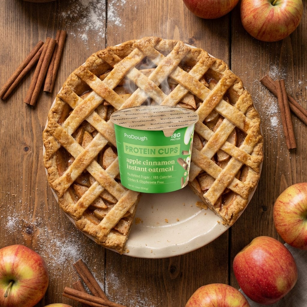 ProDough Oatmeal Cups - Apples & Cinnamon - 1 Cup - Nashua Nutrition