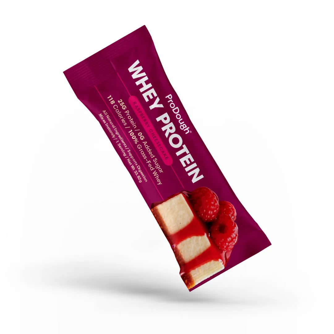 ProDough Whey Protein Stick Pack - Raspberry Cheesecake - Nashua Nutrition