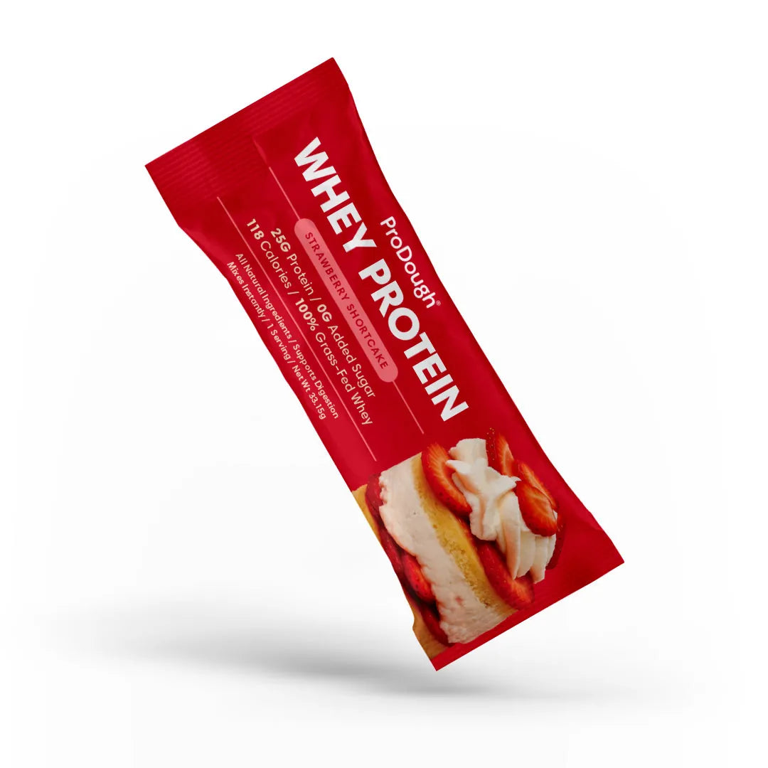 ProDough Whey Protein Stick Pack - Strawberry Shortcake - Nashua Nutrition