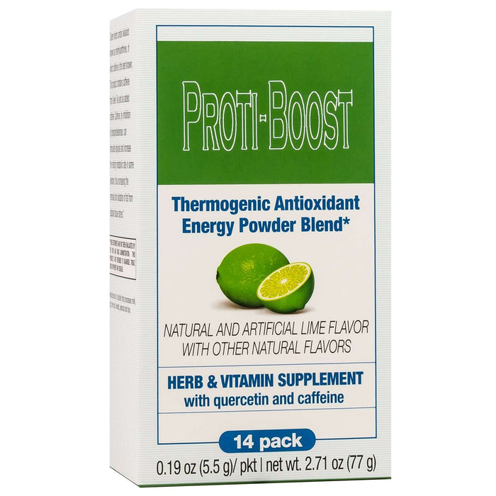 Proti-Boost - Thermogenic - Antioxidant - Energy Drink Mix - Lime - 14/Box
