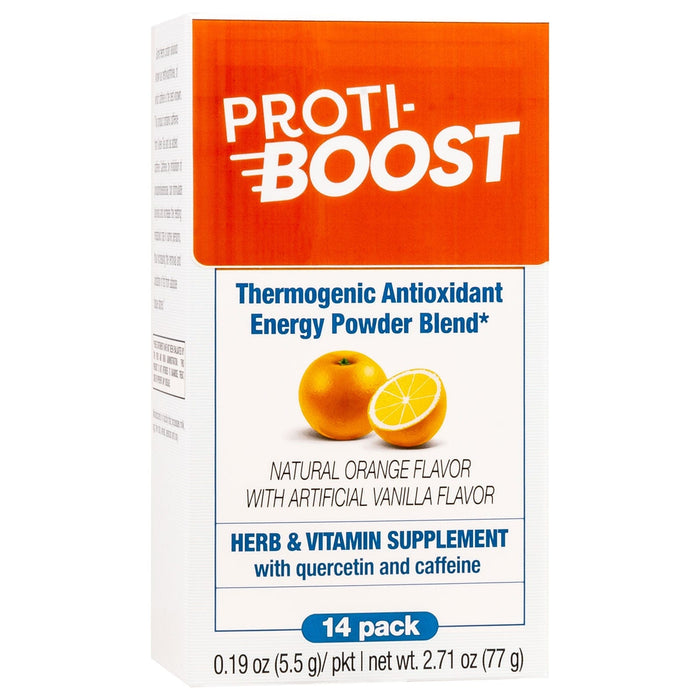 Proti-Boost - Thermogenic - Antioxidant - Energy Drink Mix - Orange - 14/Box