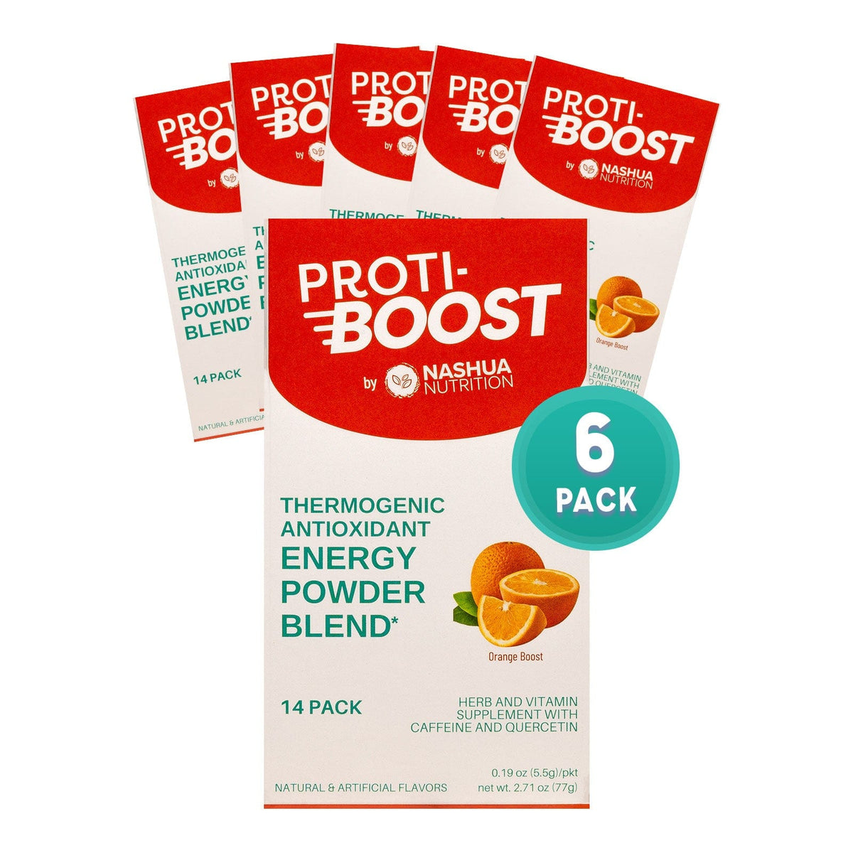 Proti-Boost - Thermogenic - Antioxidant - Energy Drink Mix - Orange Boost - 14/Box - Nashua Nutrition
