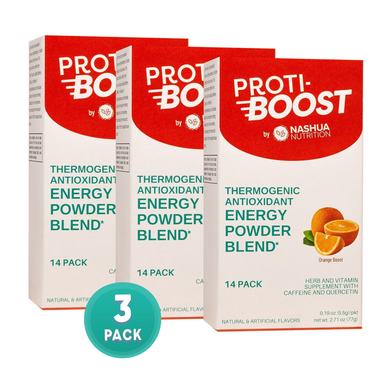 Proti-Boost - Thermogenic - Antioxidant - Energy Drink Mix - Orange Boost - 14/Box - Nashua Nutrition