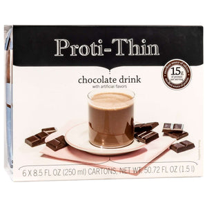 Proti-Thin Anytime Ready To Drink Protein Drink - Chocolate (6/Box) - Protein Liquids - Nashua Nutrition