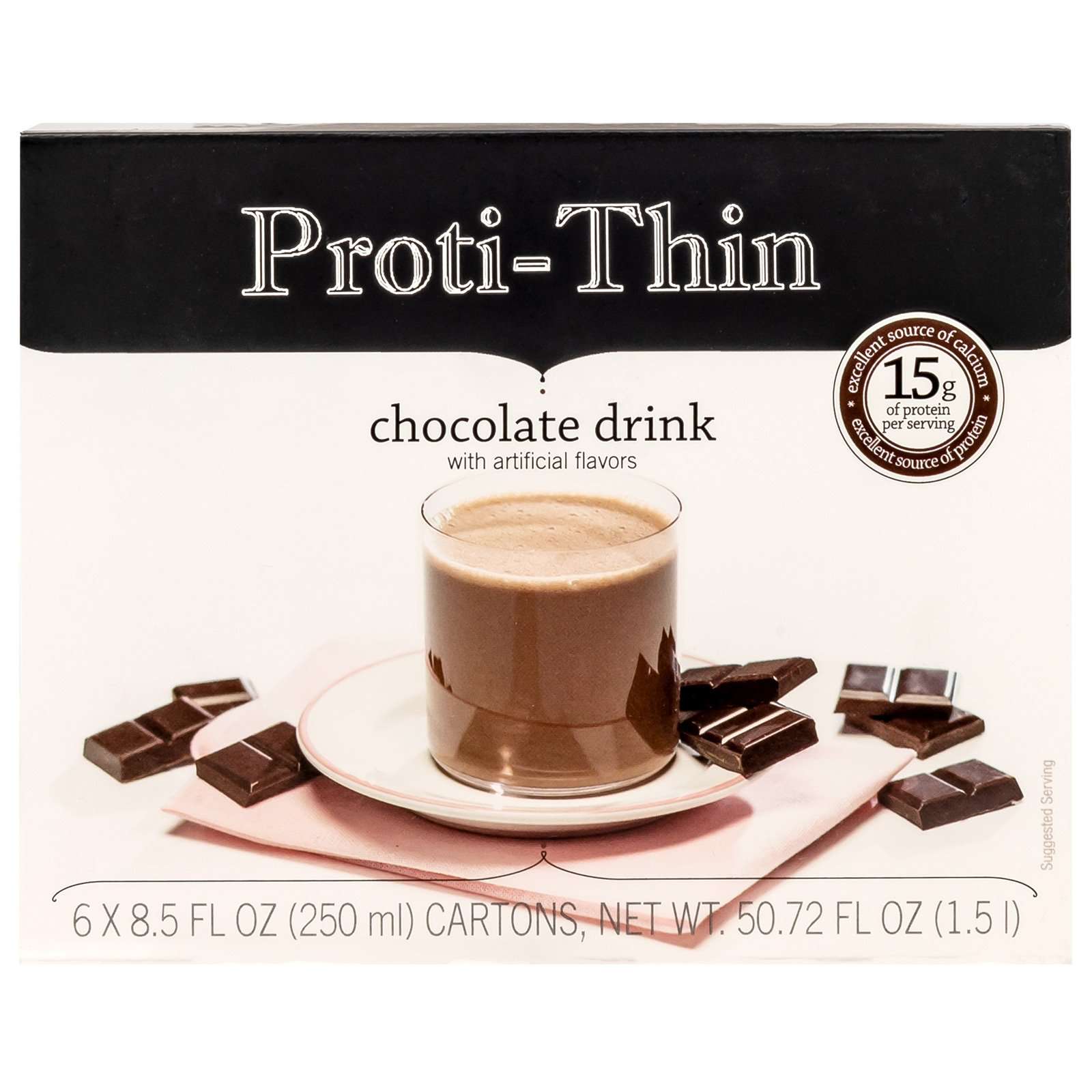 Proti-thin RTD Protein Drink - Chocolate - 6-pack – Nashua Nutrition
