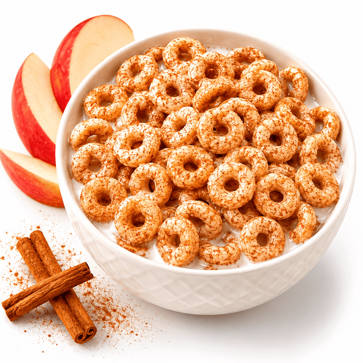 Proti-Thin Apple Cinnamon Hoops Breakfast Cereal - 7 Packets - Nashua Nutrition