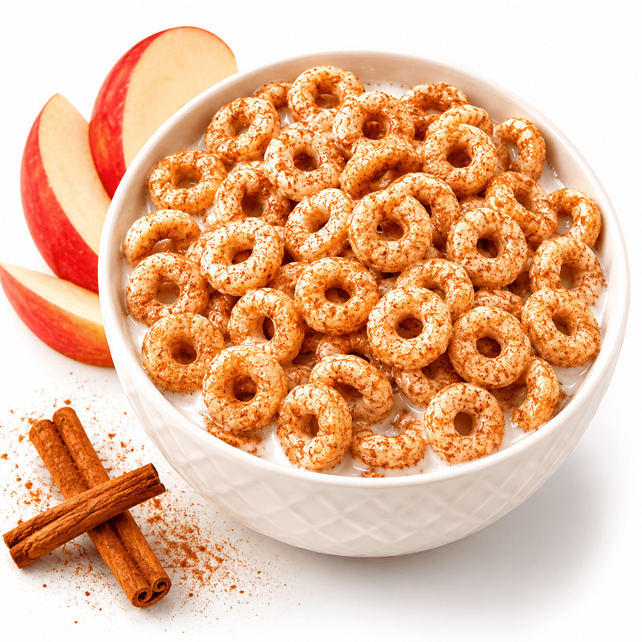 Proti-Thin Apple Cinnamon Hoops Breakfast Cereal - 7 Packets - Nashua Nutrition