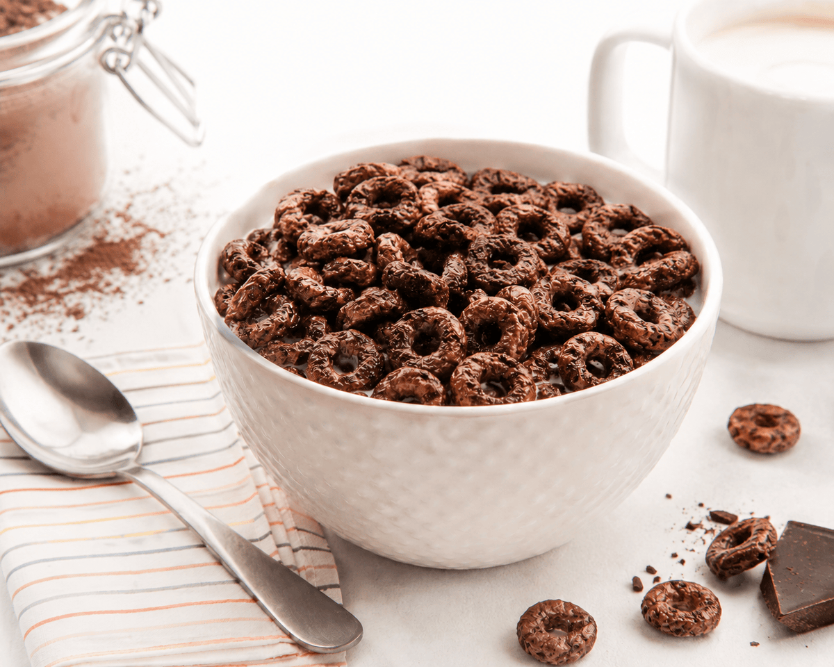 Proti-Thin Chocolatey Hoops Breakfast Cereal - 7 Packets - Nashua Nutrition
