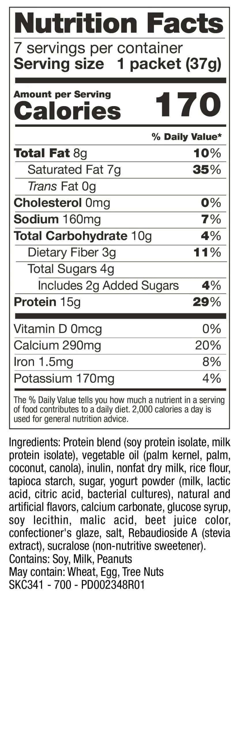 Proti-Thin : Coated Soy Snacks : Berry : (7/Box) - Nashua Nutrition
