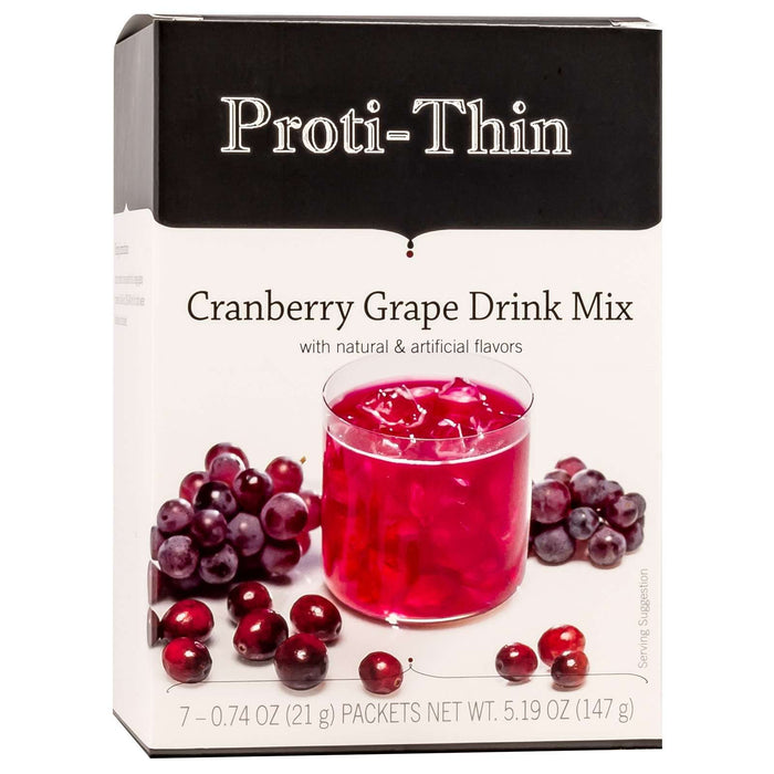 Proti-Thin Fruit Drink - Cranberry Grape - 7/Box