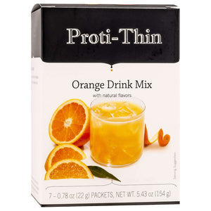 Proti-Thin Fruit Drink - Orange - 7/Box - Cold Drinks - Nashua Nutrition