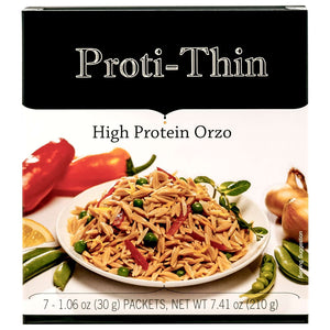 Proti-Thin High Protein Pasta - Orzo - 7/Box - Dinners & Entrees - Nashua Nutrition