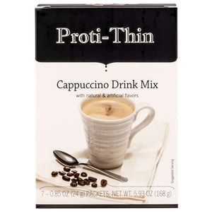 Proti-Thin Hot Drink - Cappuccino Decaffeinated - 7/Box - Hot Drinks - Nashua Nutrition