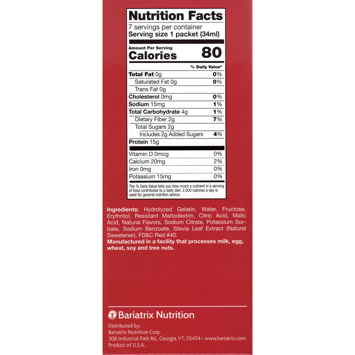 Proti-Thin Liquid Concentrate - Pomegranate (7/Box) - Cold Drinks - Nashua Nutrition
