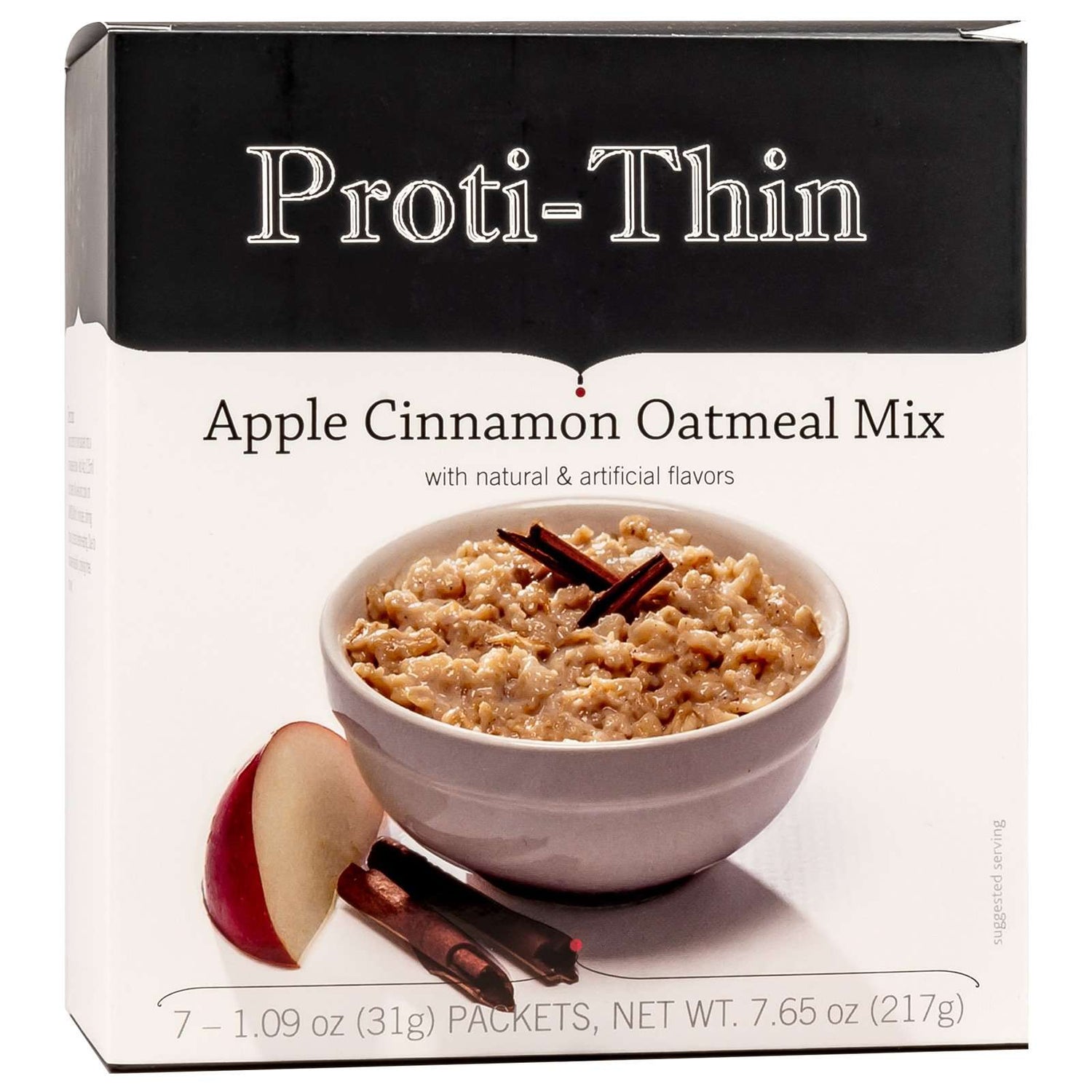 Proti-Thin Oatmeal - Apple Cinnamon - 7/Box - Breakfast Items - Nashua Nutrition
