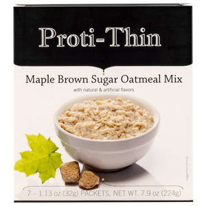 Proti-Thin Oatmeal - Maple Brown Sugar - 7/Box - Breakfast Items - Nashua Nutrition