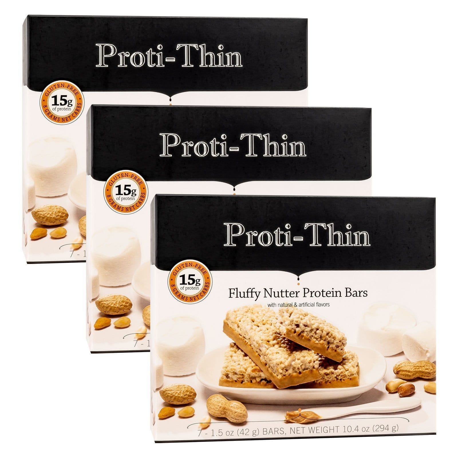 Proti-Thin Protein Bar VLC - Fluffy Nutter MultiPack - Nashua Nutrition