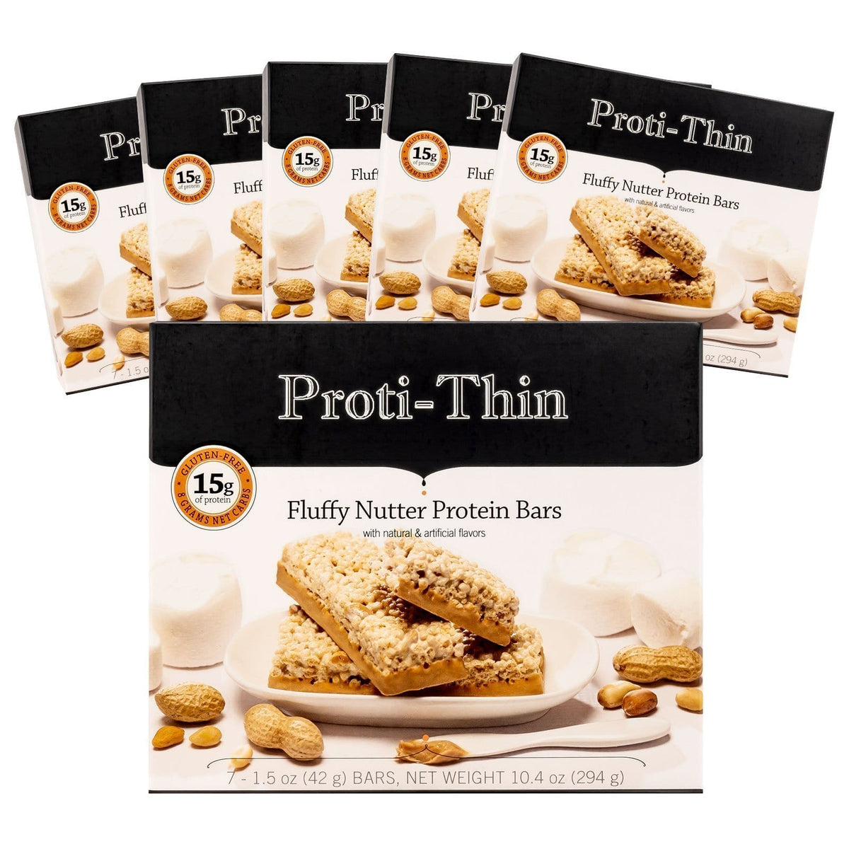 Proti-Thin Protein Bar VLC - Fluffy Nutter MultiPack - Nashua Nutrition