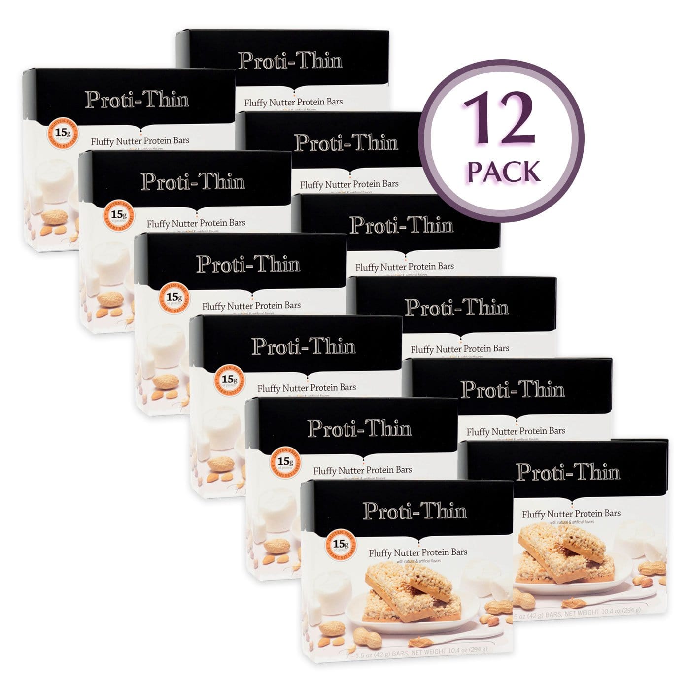 Proti-Thin Protein Bar VLC - Fluffy Nutter MultiPack - Nashua Nutrition