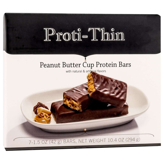 Proti-Thin Protein Bars - Peanut Butter Cup, 7 Bars/Box
