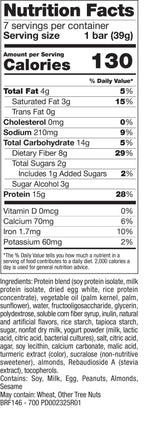 Proti-Thin Protein Bars VLC - Fluffy Lemon Crisp, 7 Bars/Box - Protein Bars - Nashua Nutrition